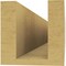 Ekena Millwork 4in. W x 4in. H x 28in. L Yorktown Woodgrain TimberThane Rafter Tail, Primed Tan RFTUR04X04X28YORRCPR - alternate 3